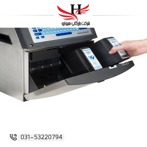 جت پرینتر دو هد ویدئو جت مدل 1610 | تاریخ زن صنعتی خطوط تولید پرسرعت | خرید عمده از هیوارو نمایندگی شهرضا اصفهان و استان تهران